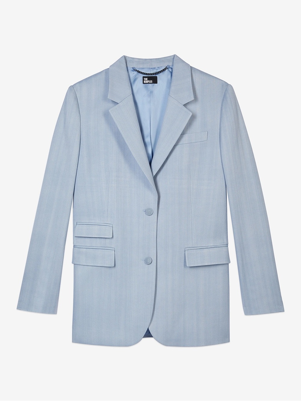 THE KOOPLES Loose-fit notched-collar woven blazer